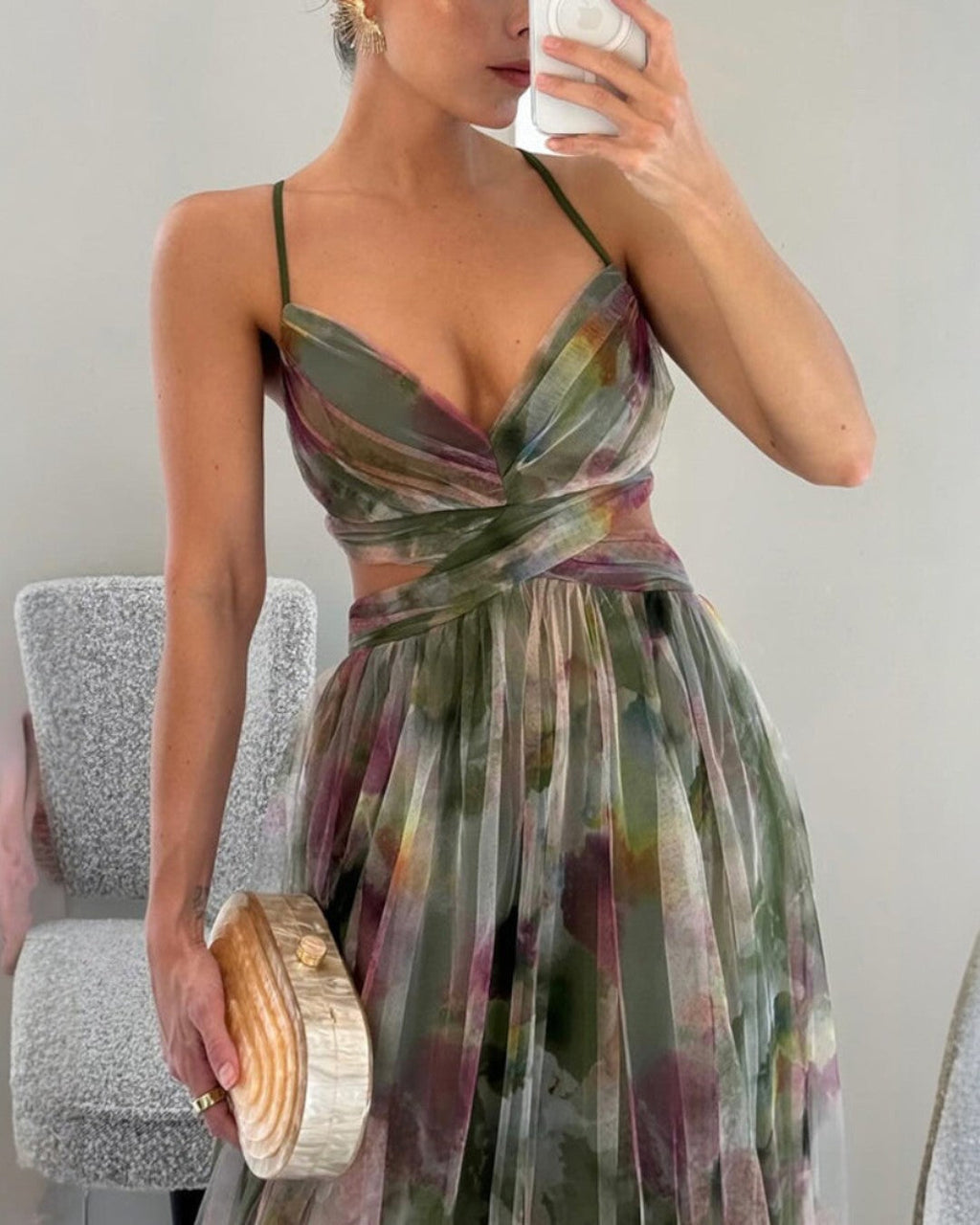 La Scintilla | Floral Elegance Maxi Dress