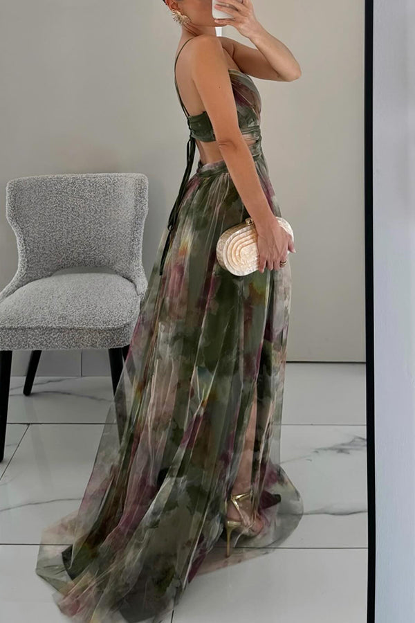EIRITH™ | Romantic Sheer Detail Dress