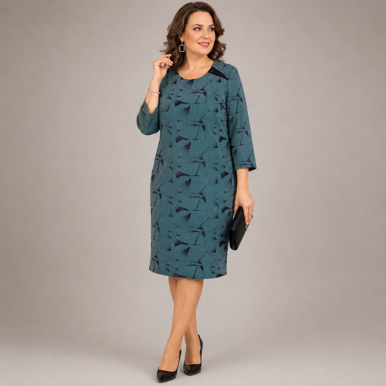 ADELINE | Embroidered Midi Dress
