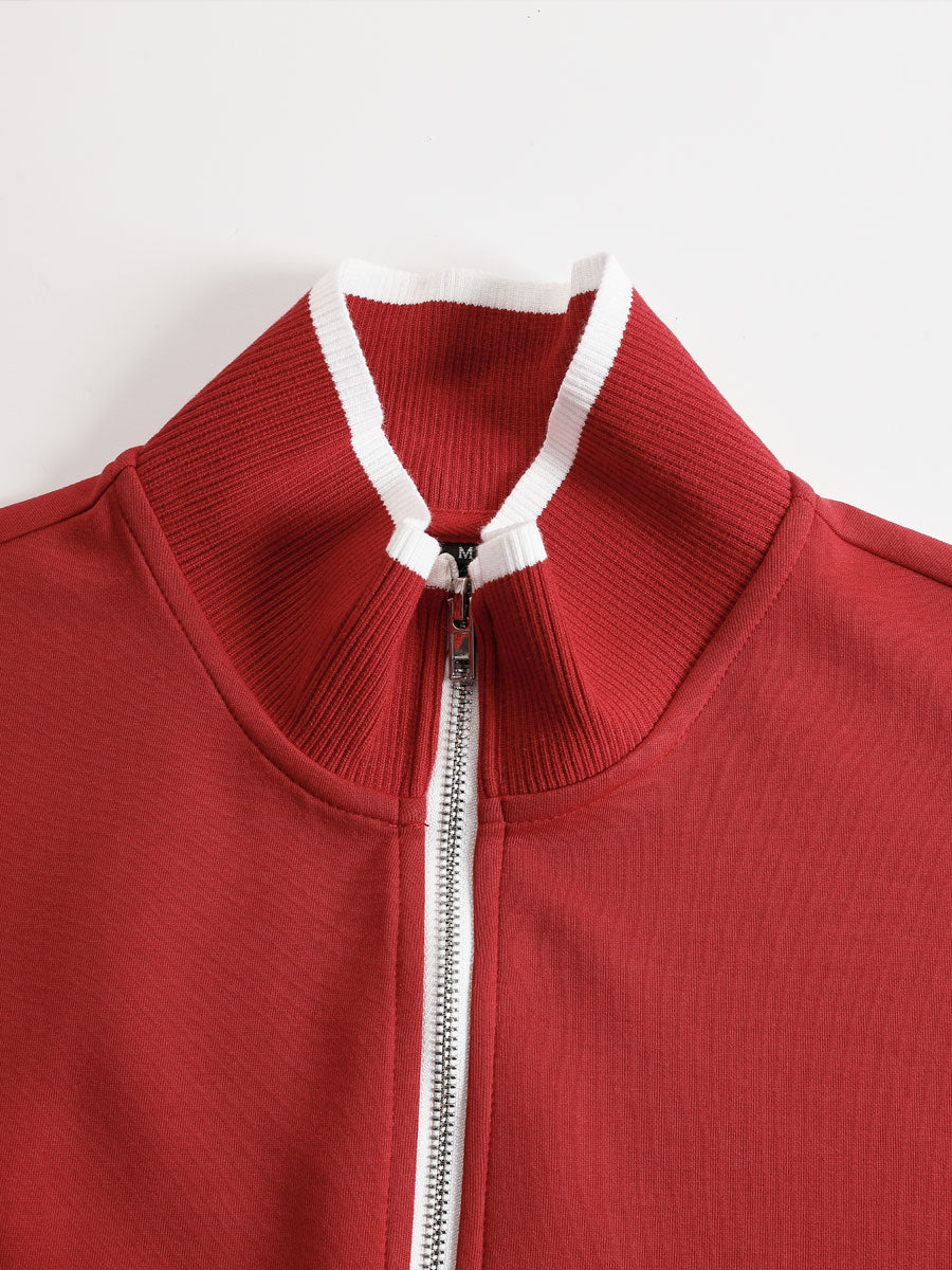 PRISCILLA™ | Elegant Sporty Set with Half-Zip Sweatshirt