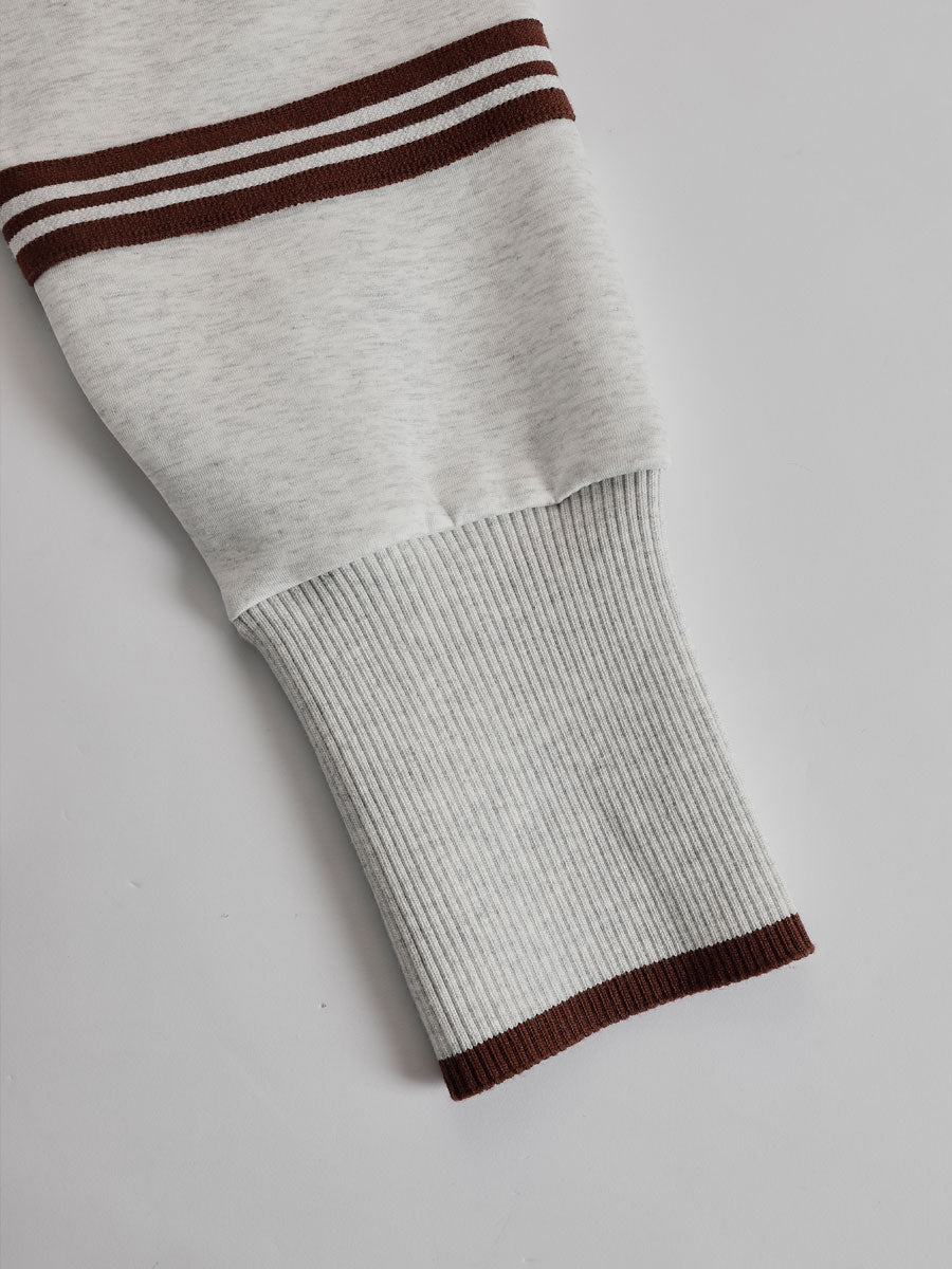 PRISCILLA™ | Elegant Sporty Set with Half-Zip Sweatshirt