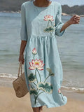 VERINA | Casual Floral Print Dress