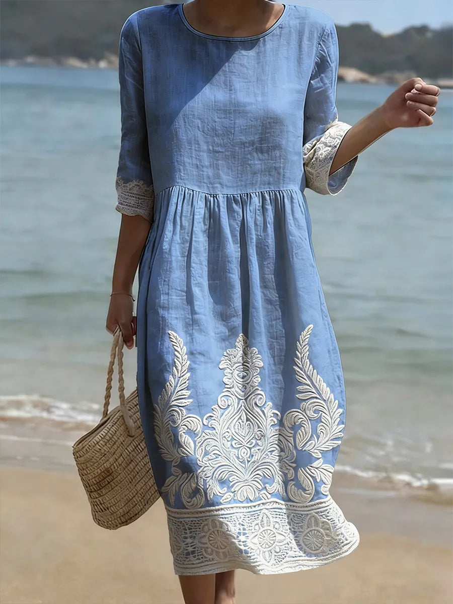 Lucia | Dress with Botanical & Floral Print