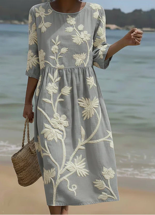 Victoria | Dress with Botanical & Floral Print