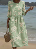 Gabriella | Dress with Botanical & Floral Print