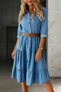 Barbara | Elegant Casual Denim Dress