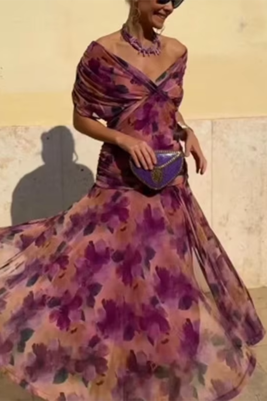Lady™ - Wrap Dress with Draped Cut