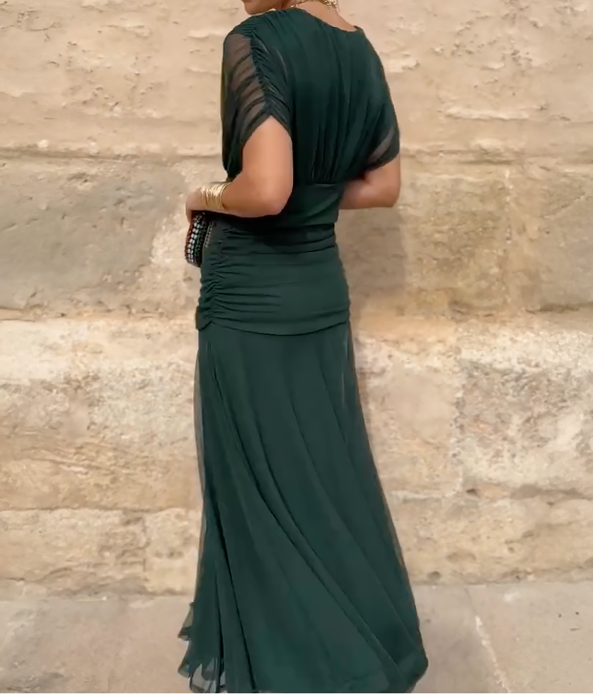Lady™ - Wrap Dress with Draped Cut