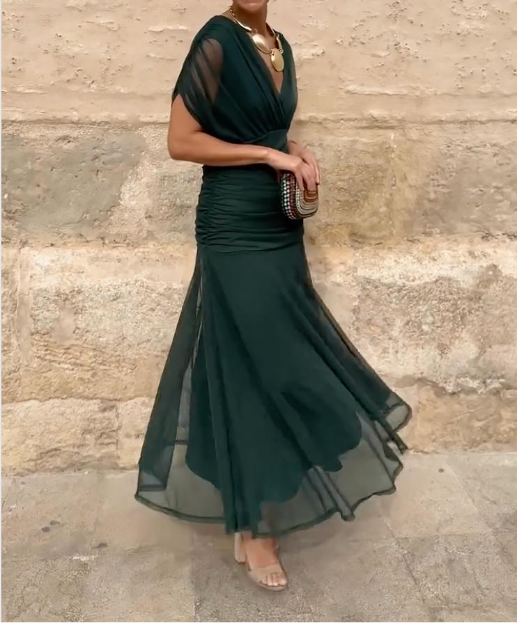Lady™ - Wrap Dress with Draped Cut
