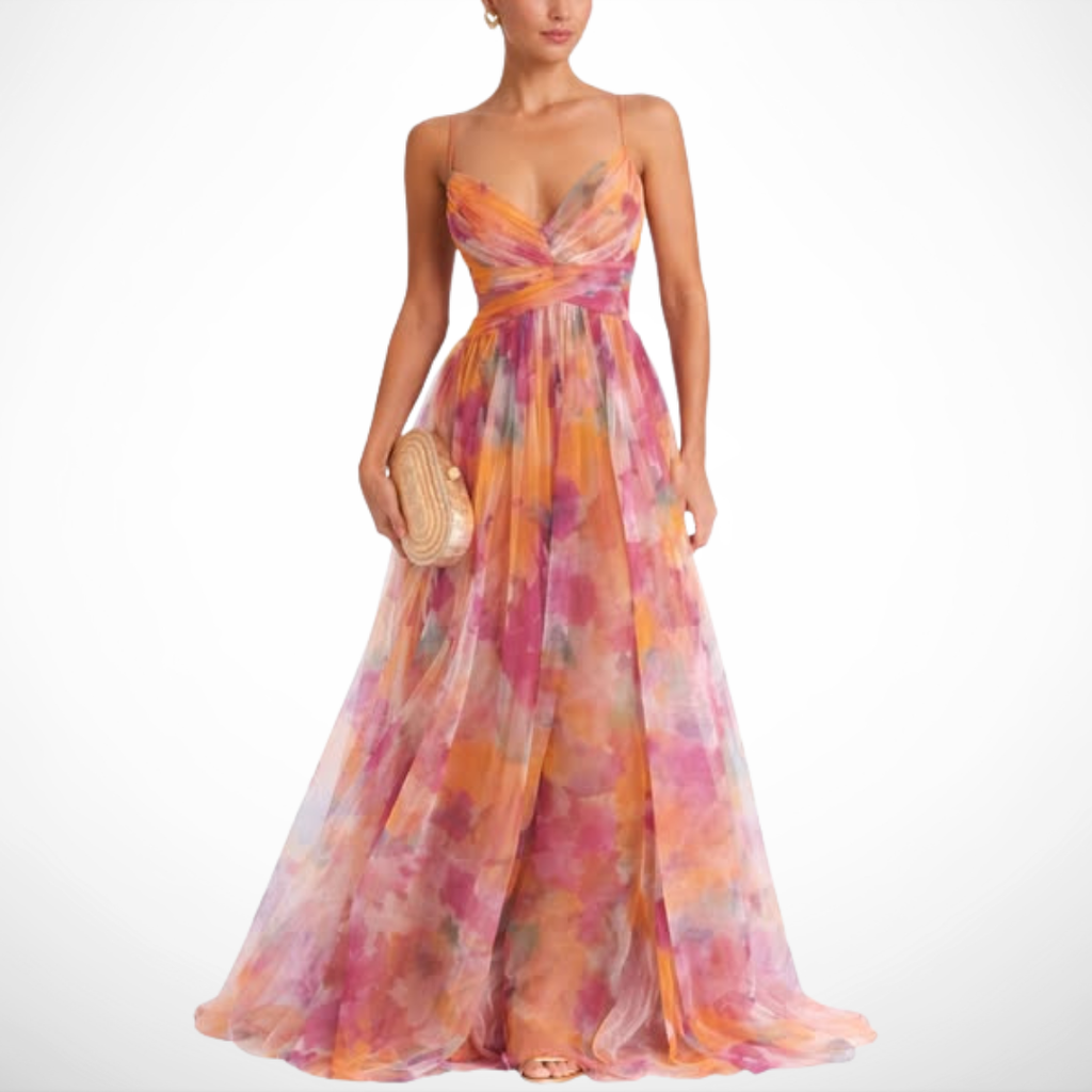 La Scintilla | Floral Elegance Maxi Dress