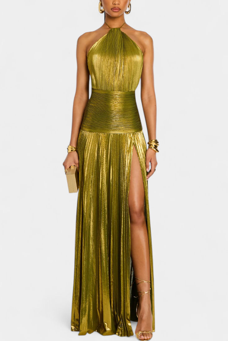 Golden Splendor Maxi Dress by The Spark