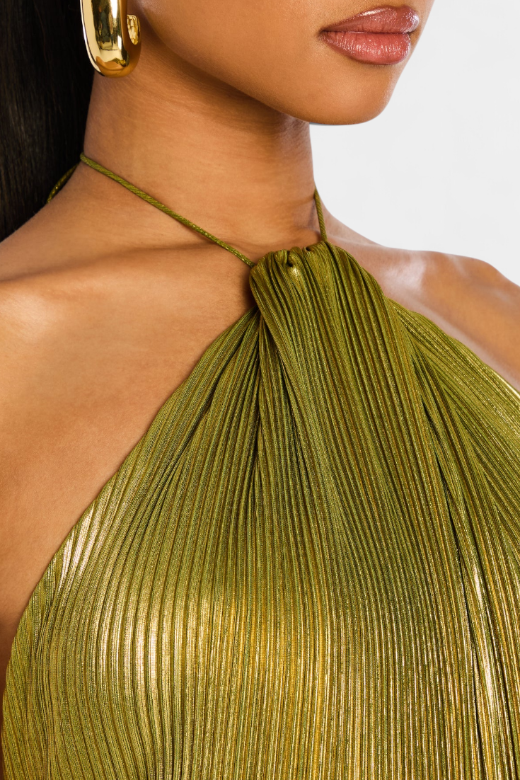 Golden Splendor Maxi Dress by The Spark