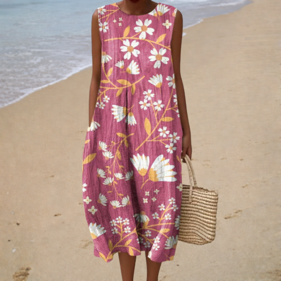 Nancy Sleeveless Summer Dress