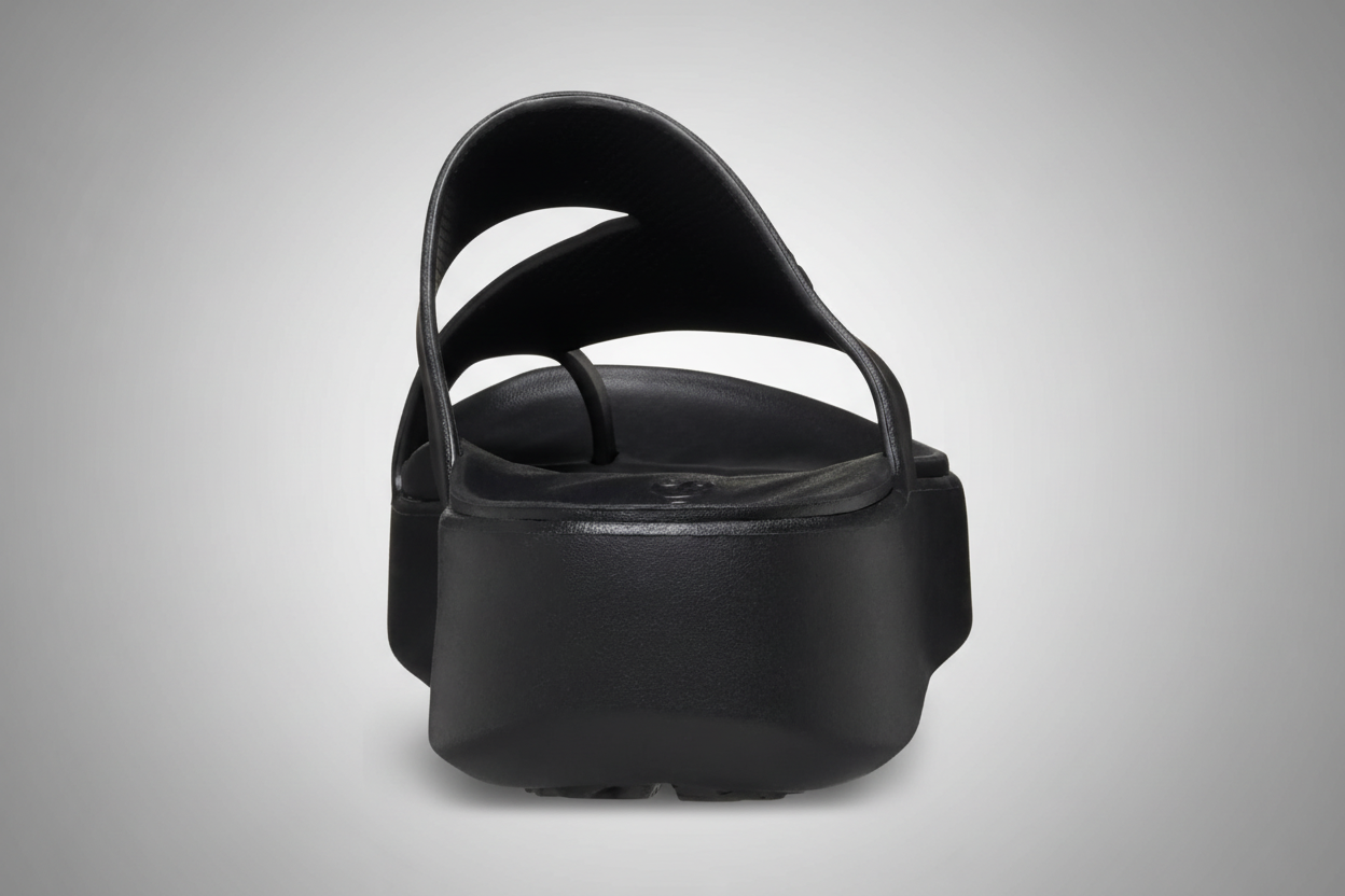 Minimalist cushioned sandal in a clean, low-profile modern design suitable for everyday wear