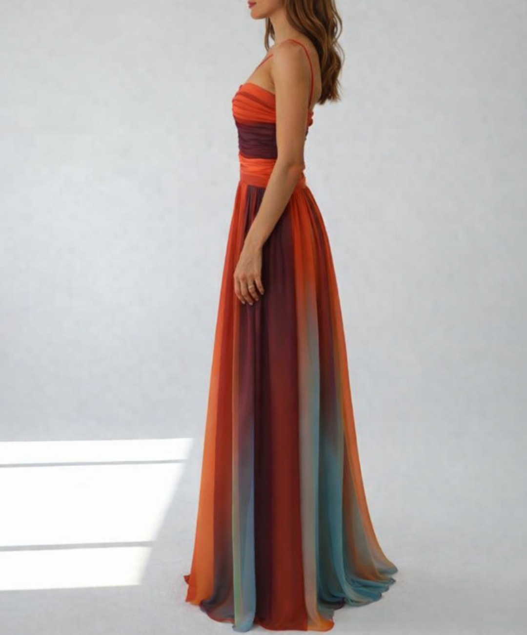 Elegant Lilac Maxi Dress by The Spark