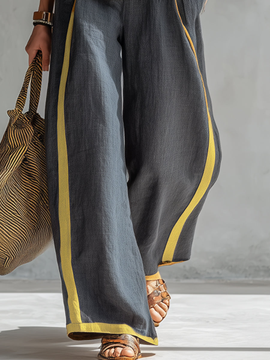 LEILA™ | Elegant Cotton & Linen Suit