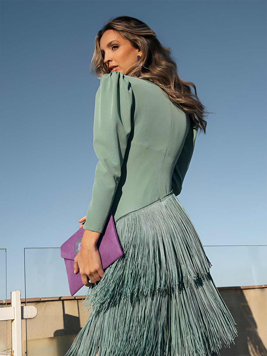 Fringed Round Dress