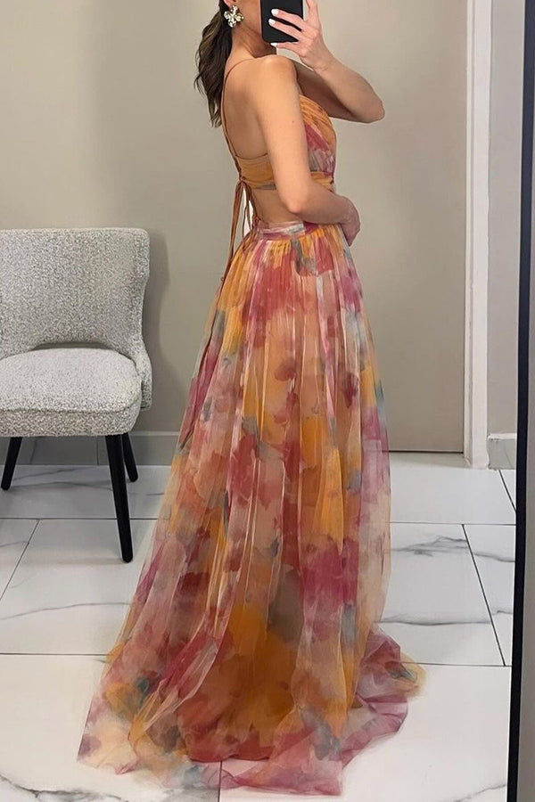 EIRITH™ | Romantic Sheer Detail Dress
