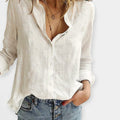 Women's everyday casual top in white with a relaxed, unfussy silhouette