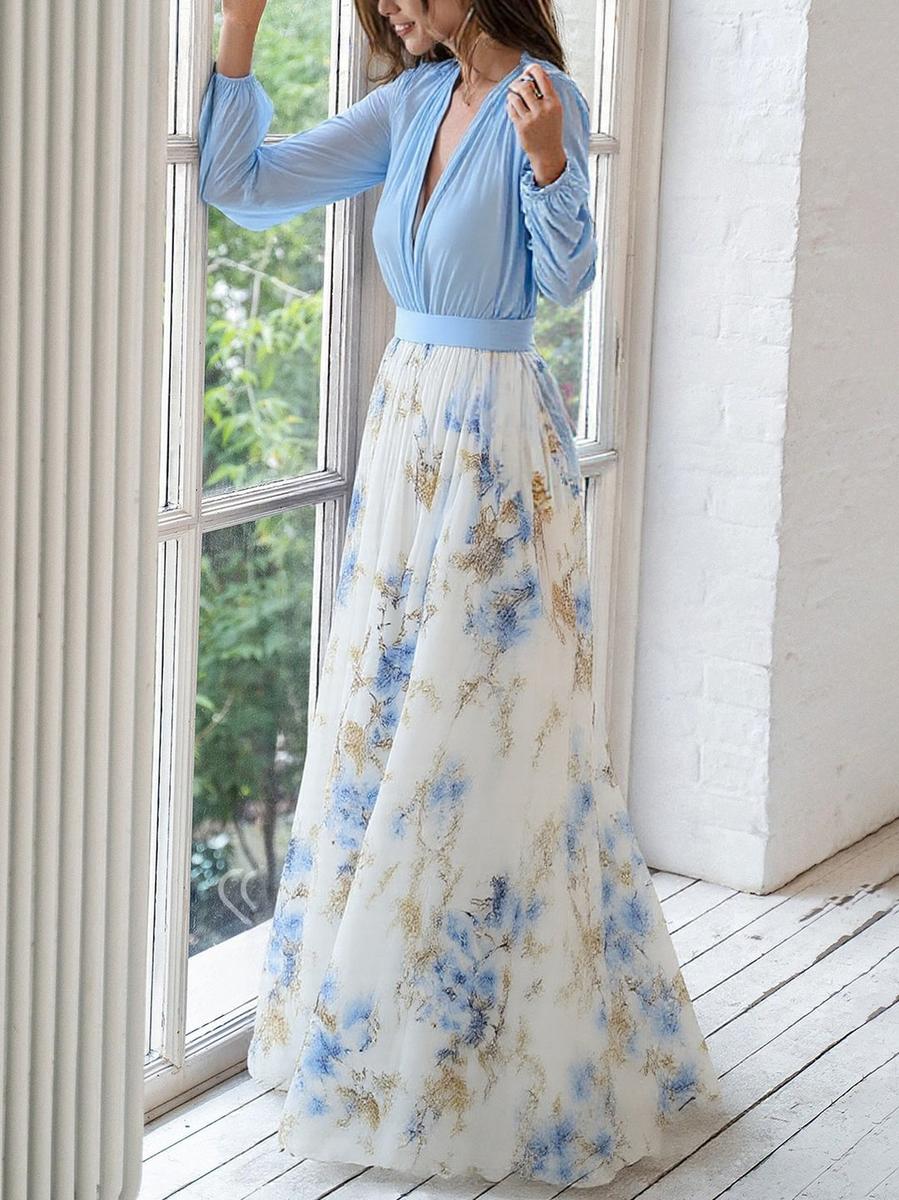 AURELIA™ | Floral Print Maxi Dress