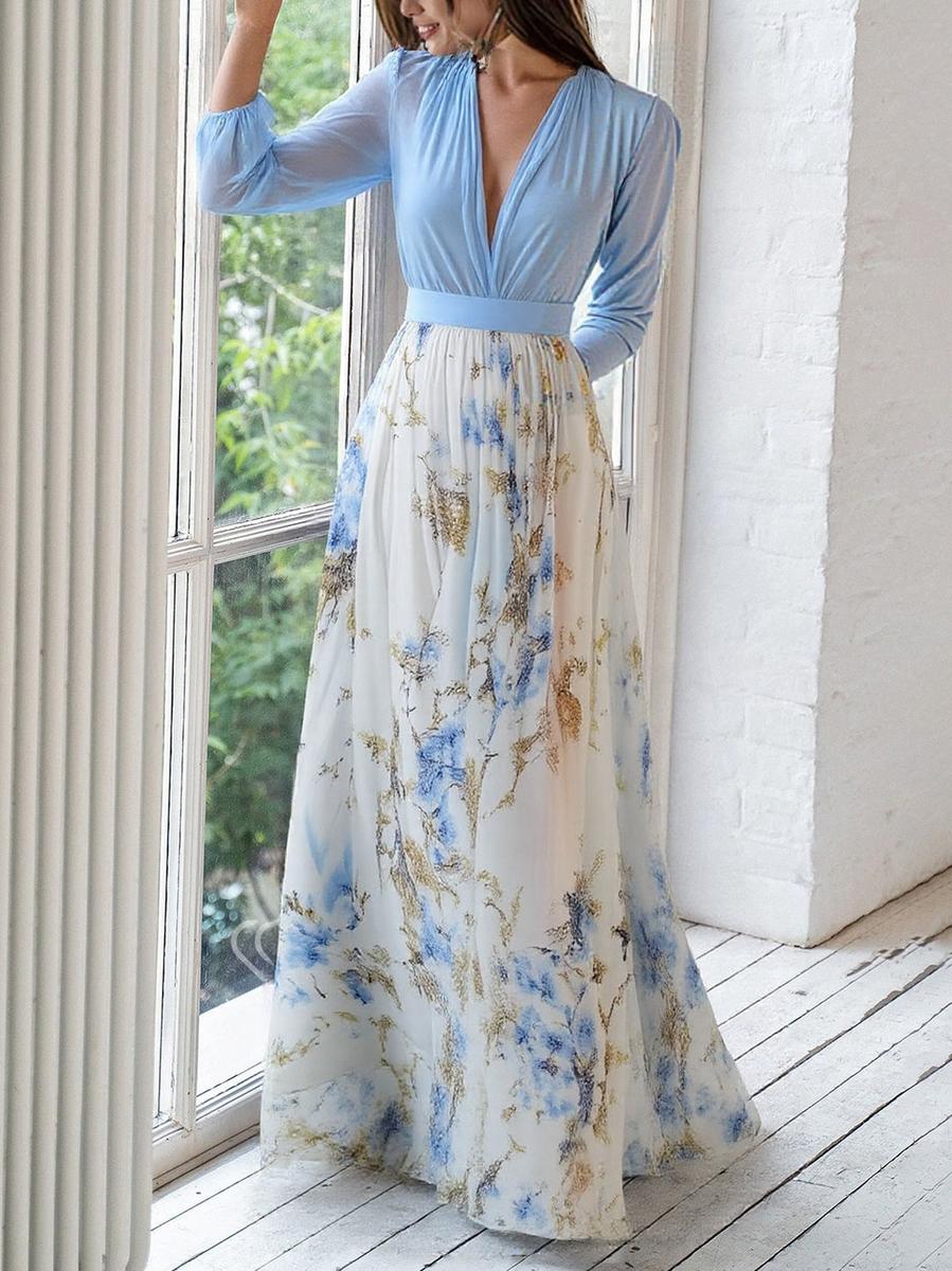 AURELIA™ | Floral Print Maxi Dress