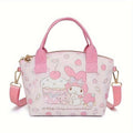 Anime character shoulder bag featuring Hello Kitty design on a white background