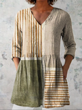 ADA | Vintage Long Sleeve V-Neck Shirt