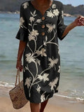 MIRENA | Casual Floral Print Dress