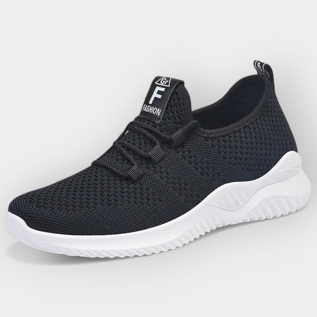 Women's orthopedic comfort shoes in white with cushioned ergonomic sole