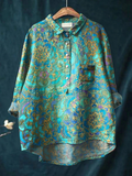 A multicolour classic light top with a relaxed, refined fit and understated styling