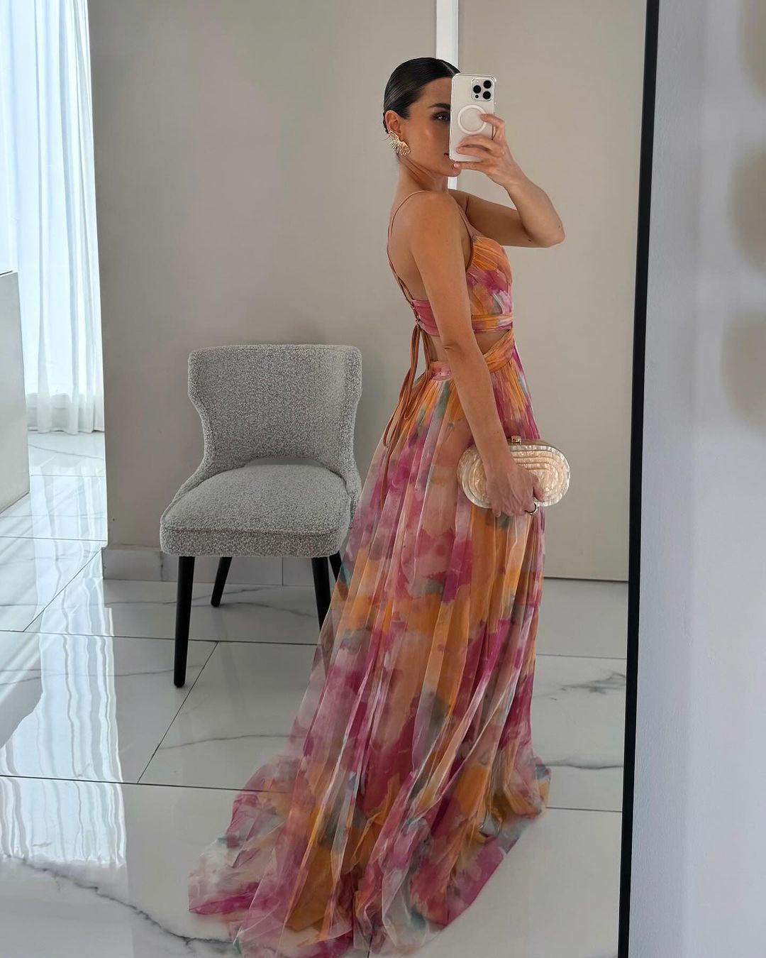 La Scintilla | Floral Elegance Maxi Dress