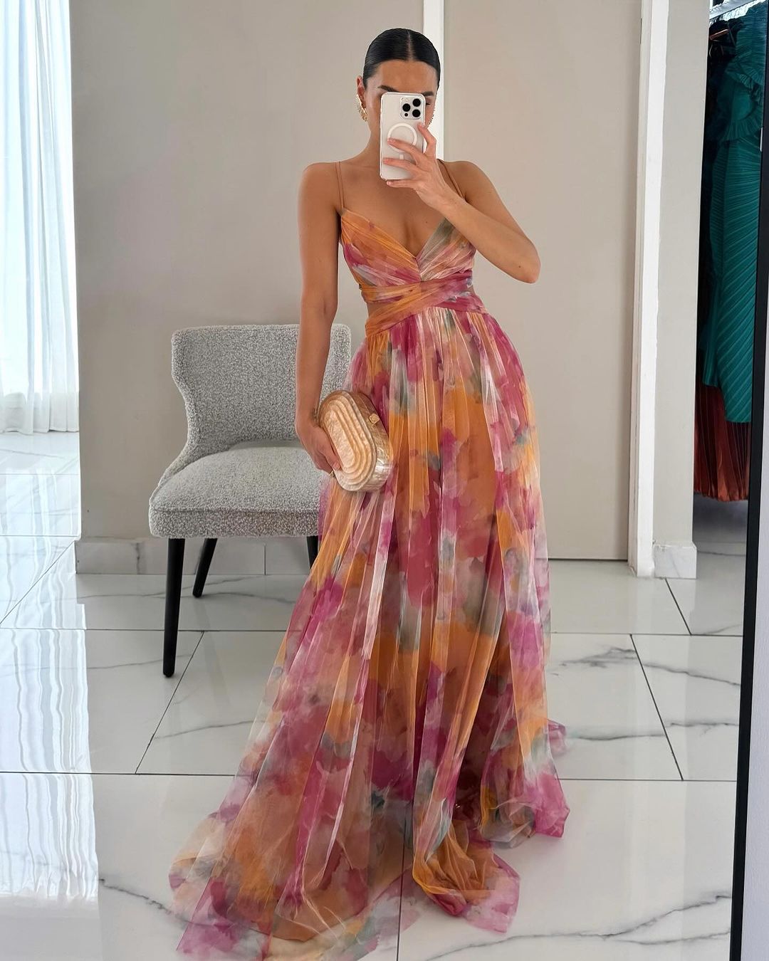 La Scintilla | Floral Elegance Maxi Dress