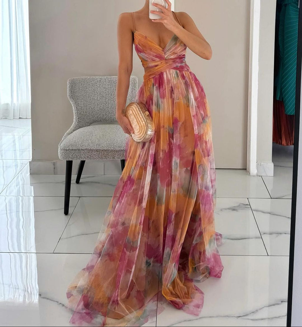 Sanne™ - Romantic Flowing Evening Dress