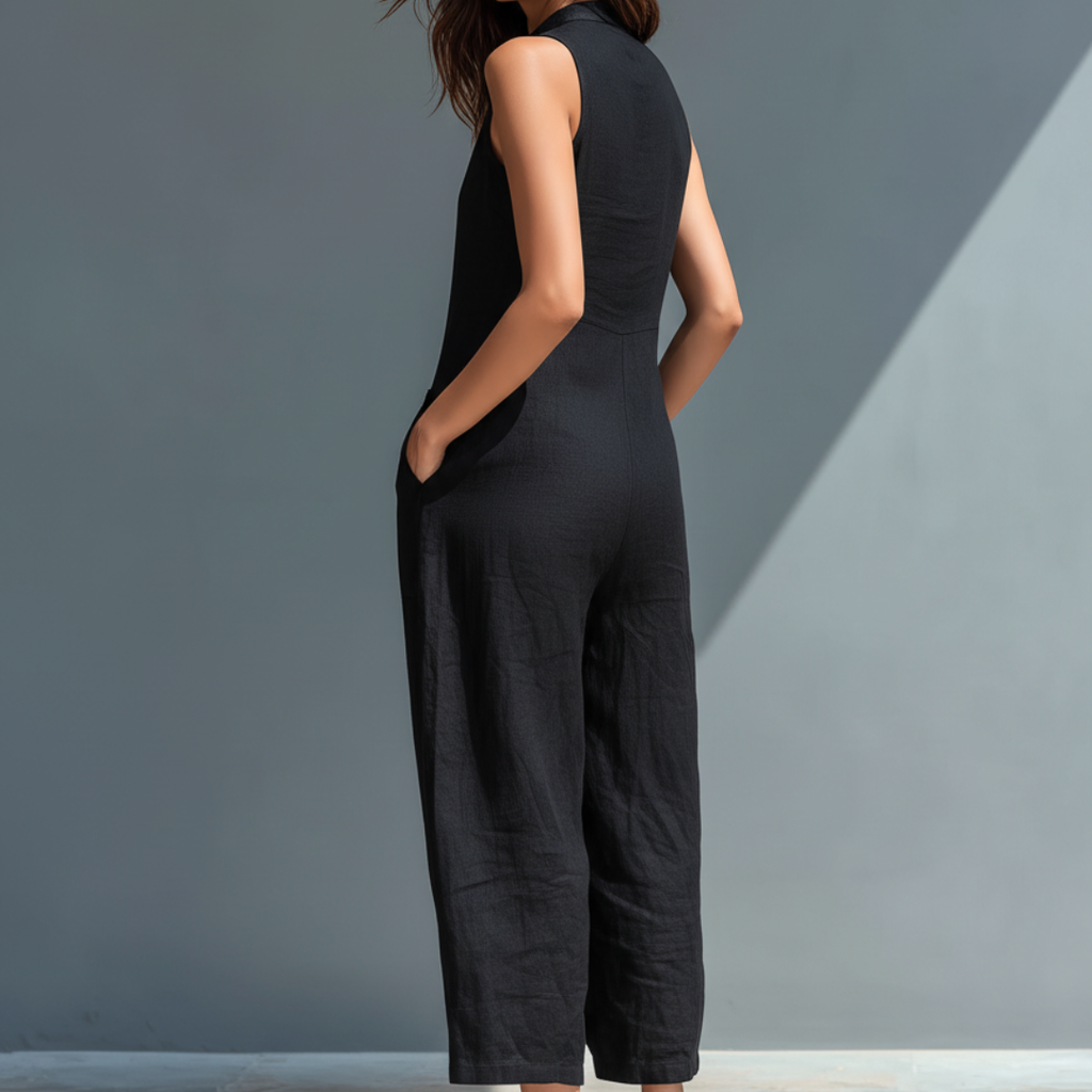 Lucía | European Elegant Sleeveless Jumpsuit