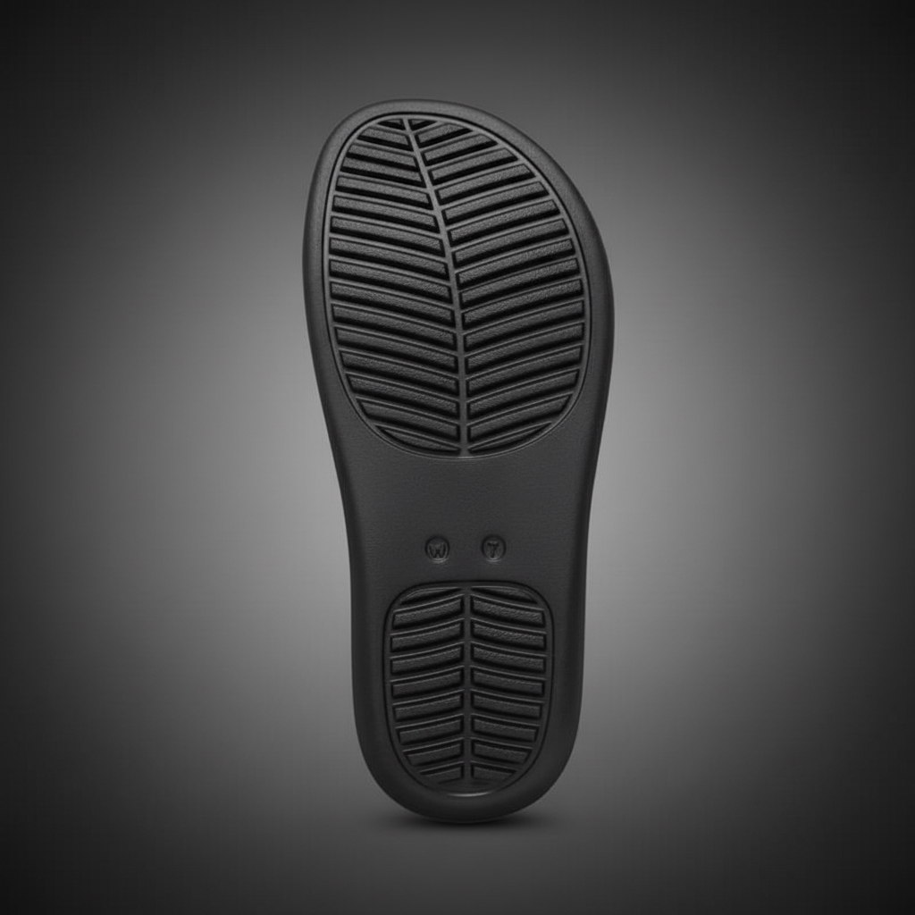Minimalist cushioned sandal in a clean, low-profile modern design suitable for everyday wear
