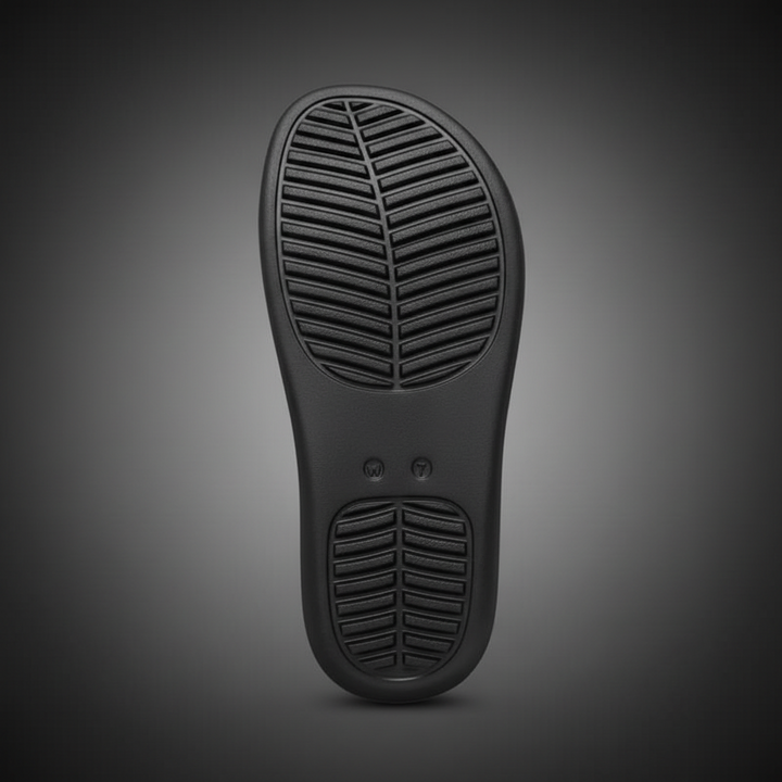 Minimalist cushioned sandal in a clean, low-profile modern design suitable for everyday wear
