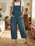 Freja – Vintage Denim Dungarees