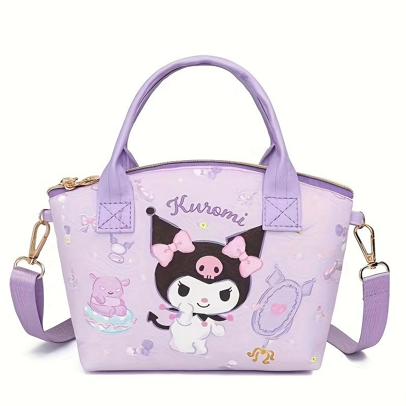 Anime character shoulder bag featuring Hello Kitty design on a white background