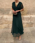 Lady™ - Wrap Dress with Draped Cut