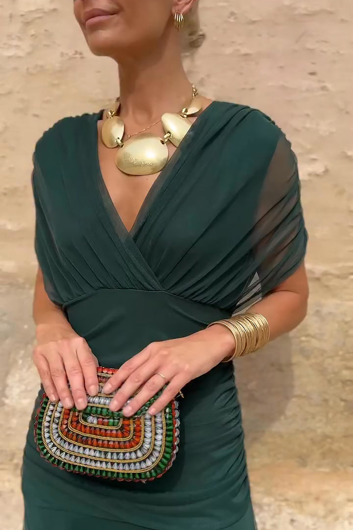 Lady™ - Wrap Dress with Draped Cut