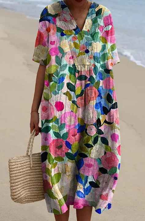 Olivia | Printed Dress for a Summer Breeze