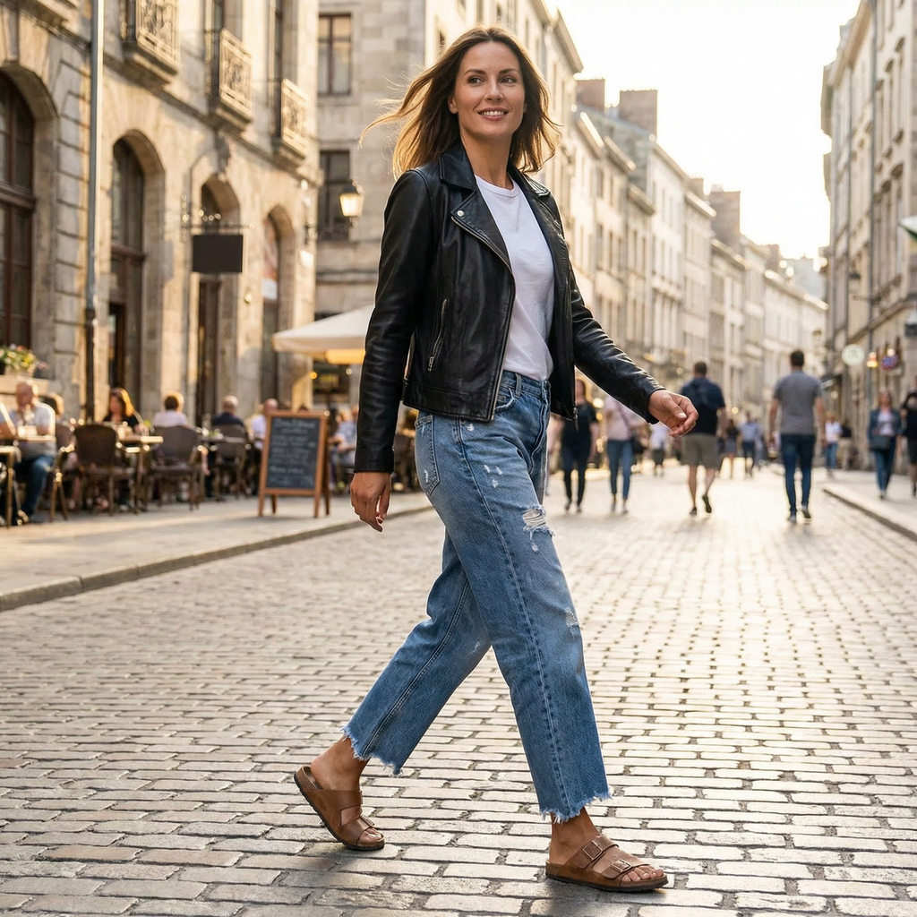 Cropped High-Stretch Jeans — image 7