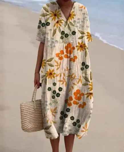 Chloe | Printed Dress for a Summer Breeze