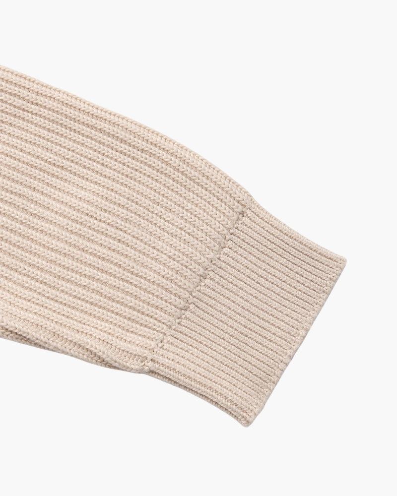 Men's black crew-neck ribbed jumper with a clean, classic silhouette