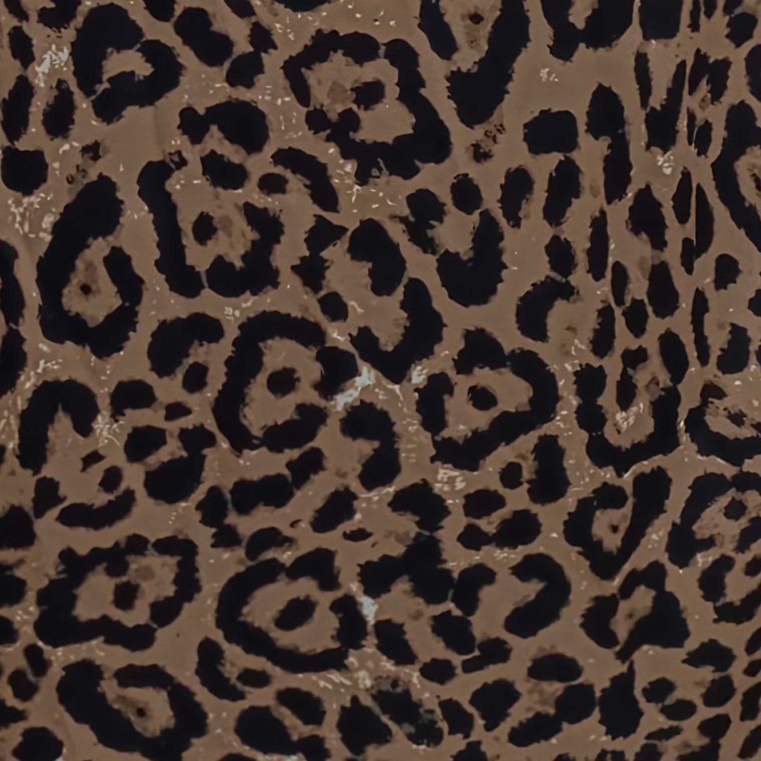 Leopard print midi skirt with a split hem and relaxed fluid silhouette