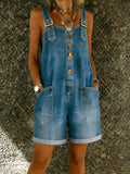 Zoe – Light Denim Playsuit