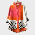 Multicolour casual summer top with a relaxed floaty fit and vibrant print