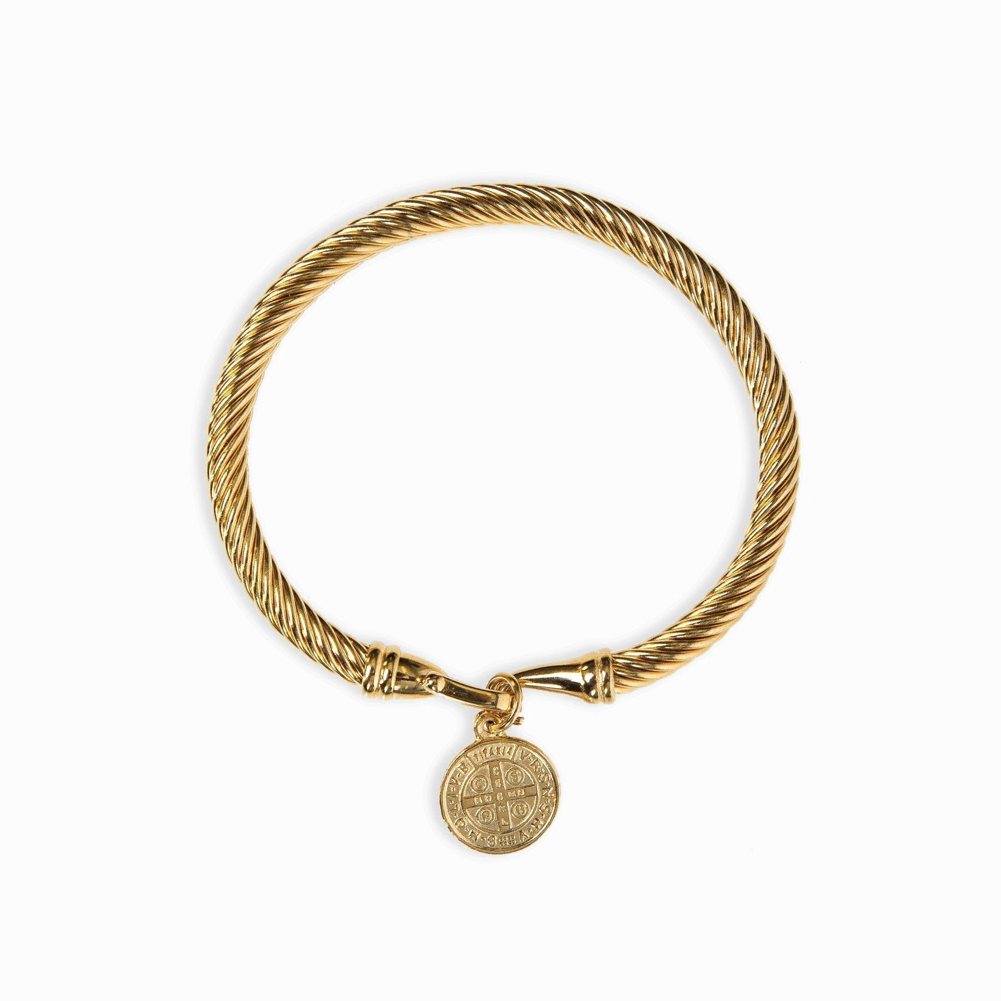 Gold bracelet adorned with delicate coin charms