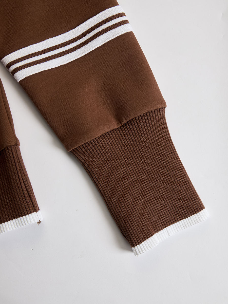PRISCILLA™ | Elegant Sporty Set with Half-Zip Sweatshirt