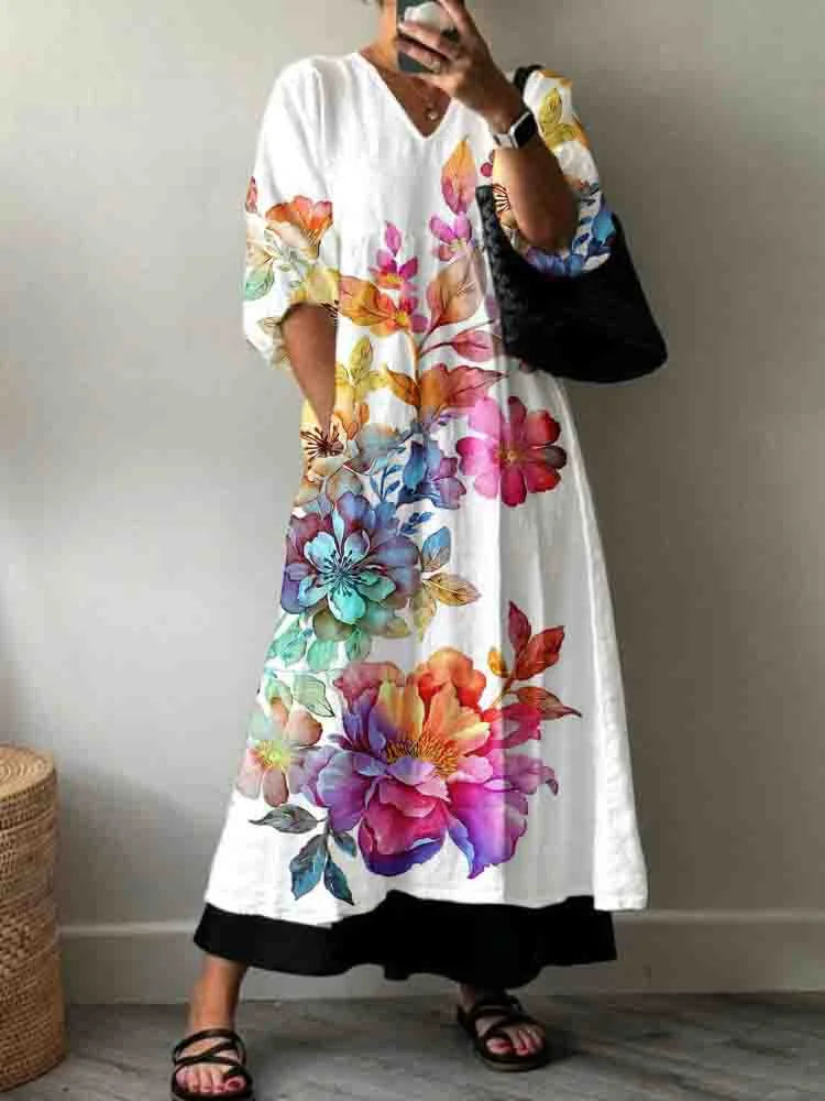 Sofía | Chic Floral Print Dress